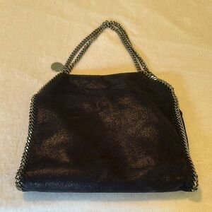 Stella McCartney Falabella Black Chain-Trimmed Women's Tote bag
